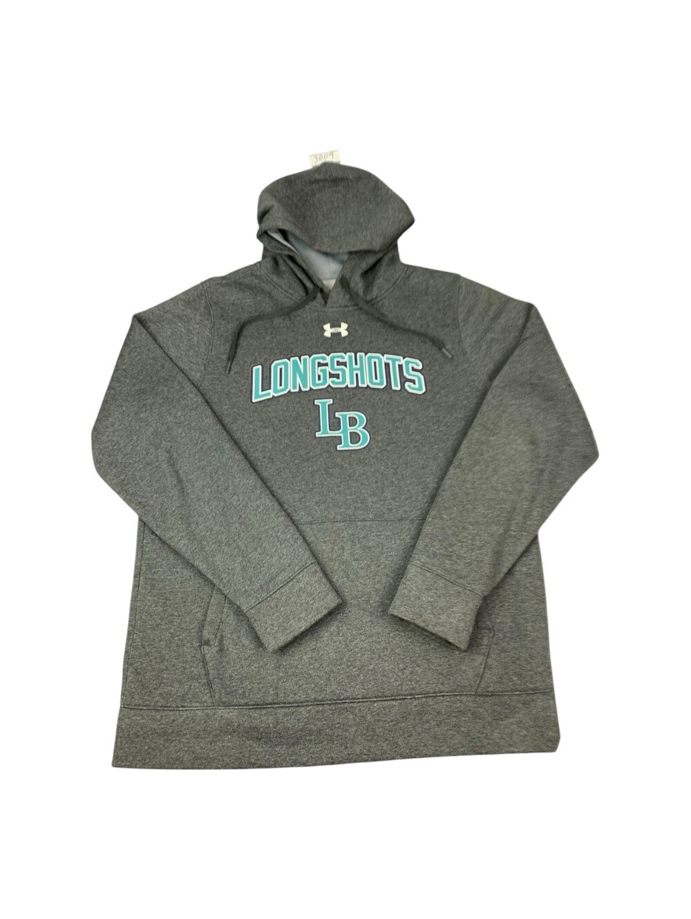 Under Armour Pullover Hoodie Sweatshirt Gray Longshots Basketball Mens Medium